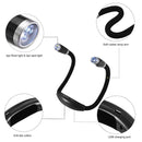 Portable U-shaped LED Flexible Handsfree Hug Neck Reading Book Lamp Torch(Pink)