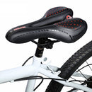 YAFEE YF-1034-4 Silicone Seat Cushion Mountain Bike Saddle Bicycle Elastic Cushion Bicycle Seat(Black)