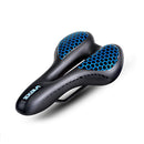 YAFEE Bicycle Seat Saddle Comfortable Mountain Bike Road Bike Bicycle Seat Cushion Riding Equipment Accessories(Blue)