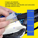 YAFEE Bicycle Seat Saddle Comfortable Mountain Bike Road Bike Bicycle Seat Cushion Riding Equipment Accessories(Blue)