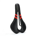 Mountain Bike Seat Road Bike Saddle Bicycle Seat Hollow Seat(Red)