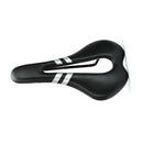 Mountain Bike Seat Road Bike Saddle Bicycle Seat Hollow Seat(Silver)