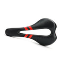 Mountain Bike Seat Road Bike Saddle Bicycle Seat Hollow Seat(Silver)
