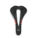 Mountain Bike Seat Road Bike Saddle Bicycle Seat Hollow Seat(Red)