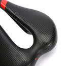 Mountain Bike Seat Road Bike Saddle Bicycle Seat Hollow Seat(Silver)