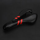 Mountain Bike Seat Road Bike Saddle Bicycle Seat Hollow Seat(Silver)