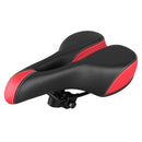 Bicycle Seat Comfortable Saddle Seat Mountain Bike Seat(Red)