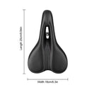 Bicycle Seat Comfortable Saddle Seat Mountain Bike Seat(Red)