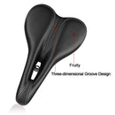 Bicycle Seat Comfortable Saddle Seat Mountain Bike Seat(Red)