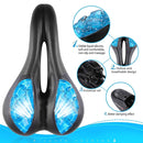 YAFEE YF-1086 Liquid Silicone Bicycle Seat Mountain Bike Saddle(Blue)