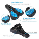 YAFEE YF-1086 Liquid Silicone Bicycle Seat Mountain Bike Saddle(Blue)