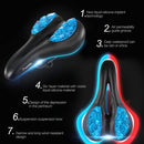 YAFEE YF-1086 Liquid Silicone Bicycle Seat Mountain Bike Saddle(Blue)