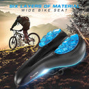 YAFEE YF-1086 Liquid Silicone Bicycle Seat Mountain Bike Saddle(Blue)