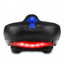Bicycle Cushion With Lamp Bicycle Saddle Mountain Bike Saddle(Blue)