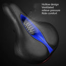 Bicycle Cushion With Lamp Bicycle Saddle Mountain Bike Saddle(Blue)