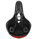 Bicycle Cushion With Lamp Bicycle Saddle Mountain Bike Saddle(Red)