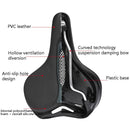 YAFEE YF-1120 Bicycle Seat Mountain Bike Silicone Saddle Gel Bicycle Seat Saddle(Black)