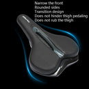 YAFEE YF-1120 Bicycle Seat Mountain Bike Silicone Saddle Gel Bicycle Seat Saddle(Black)