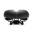 Bicycle Seat Cushion Shock-Absorbing Stripe Bicycle Saddle Sports Seat Package Bicycle Accessories(Black)