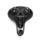Bicycle Seat Cushion Shock-Absorbing Stripe Bicycle Saddle Sports Seat Package Bicycle Accessories(Black)