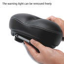 Bicycle Seat USB Charging Taillight Seat Bicycle Seat Saddle(Black)