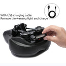 Bicycle Seat USB Charging Taillight Seat Bicycle Seat Saddle(Black)