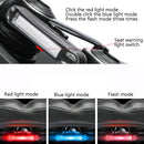 Bicycle Seat USB Charging Taillight Seat Bicycle Seat Saddle(Black)