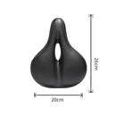 Bicycle Seat USB Charging Taillight Seat Bicycle Seat Saddle(Black)