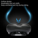 Bicycle Seat USB Charging Taillight Seat Bicycle Seat Saddle(Black)