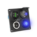 12 / 24V Dual USB Car Yacht Modified Switch Charger(Green Light)
