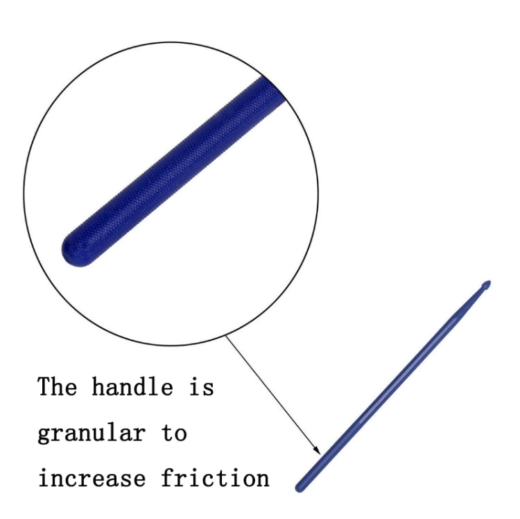 2 PCS Drumsticks Drum Kits Accessories Nylon Drumsticks, Colour: Red