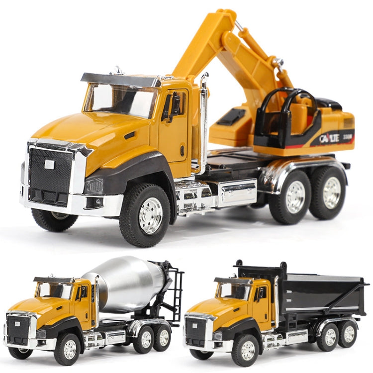 Children Toy Engineering Vehicle Set Simulation Alloy Car Model(Cement Mixer)