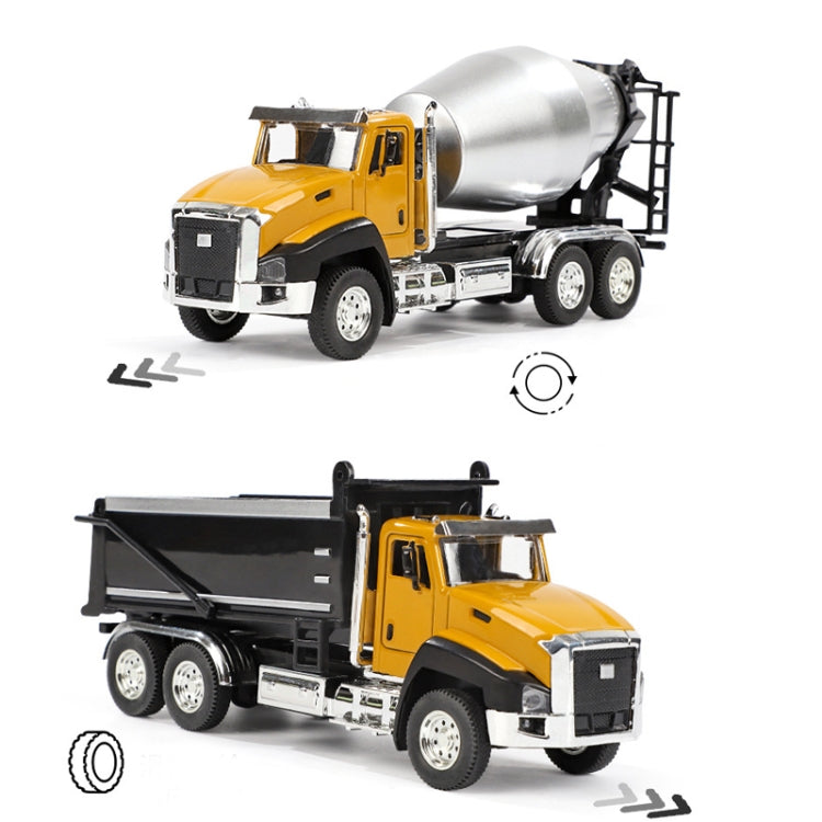 Children Toy Engineering Vehicle Set Simulation Alloy Car Model(Cement Mixer)