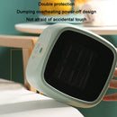 Home Desktop Mini Portable PTC Dumping Power-off Heater, Specification:US Plug(Green)