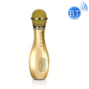 Q007 Bowling Mobile Phone K Song Changing Microphone USB Condenser Wireless Bluetooth Microphone(Golden)