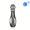 Q007 Bowling Mobile Phone K Song Changing Microphone USB Condenser Wireless Bluetooth Microphone(Silver Gray)