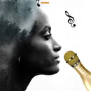 Q007 Bowling Mobile Phone K Song Changing Microphone USB Condenser Wireless Bluetooth Microphone(Golden)