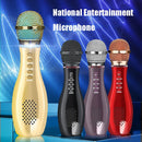 Q007 Bowling Mobile Phone K Song Changing Microphone USB Condenser Wireless Bluetooth Microphone(Silver Gray)