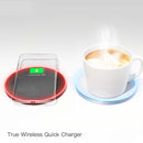 JAKCOM TWC Multifunctional Wireless Charging with Constant Temperature Heating Function US Plug (Black)