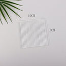 3 PCS 10 x 10cm Acrylic Texture Background Board Photo Props Background Decorative Geometric Ornaments(Thick Stripes)