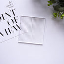 3 PCS 10 x 10cm Acrylic Texture Background Board Photo Props Background Decorative Geometric Ornaments(Pinstripe)
