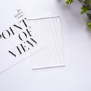 2 PCS 10 x 15cm Acrylic Texture Background Board Photo Props Background Decorative Geometric Ornaments(Pinstripe)
