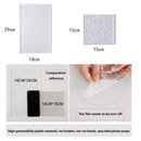 2 PCS 10 x 15cm Acrylic Texture Background Board Photo Props Background Decorative Geometric Ornaments(Ice Pattern)