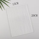 15 x 20cm Acrylic Texture Background Board Photo Props Background Decorative Geometric Ornaments(Thick Stripes)
