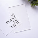 18 x 29cm Acrylic Texture Background Board Photo Props Background Decorative Geometric Ornaments(Pinstripe)