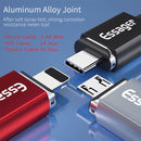 2 PCS ESSAGER Smartphone Fast Charging and Data Transmission Magnetic Cable with Micro USB Magnetic Head, Cable Length: 1m(Black)