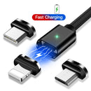 2 PCS ESSAGER Smartphone Fast Charging and Data Transmission Magnetic Cable with USB-C / Type-C Magnetic Head, Cable Length: 1m (Red)
