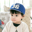 MZ7204 Long Ear Shape Children Peaked Cap Baby Soft Brim Cloth Cap, Size: 50cm Adjustable(Blue)