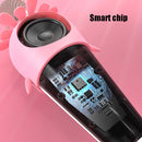 Lebo K5 Mobile Phone Tablet Wireless Bluetooth Microphone Carrot Children Singing Microphone(White Pink)