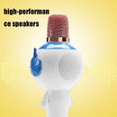 Lebo L838 Early Childhood Education Magic Sound Changing Toy Bluetooth Microphone Speaker(Blue)